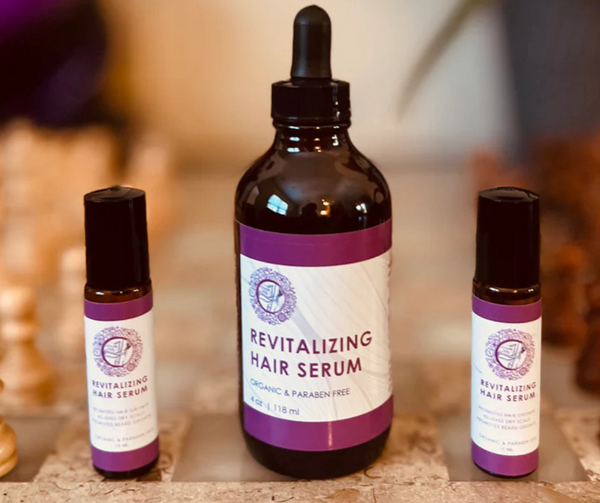 REVITALIZING HAIR SERUM + TRAVELERS SIZE REVITALIZING HAIR SERUM + THE COMPLETE HOW TO GUIDE